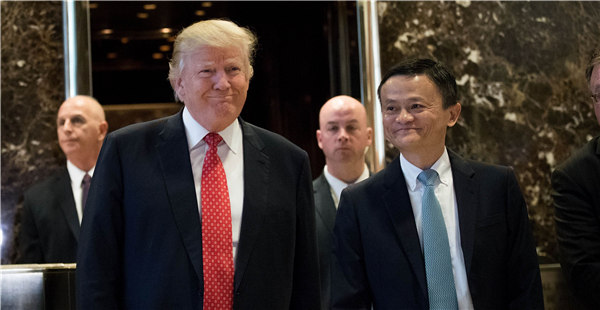 Jack Ma de Alibaba se reúne con presidente electo de Donald Trump