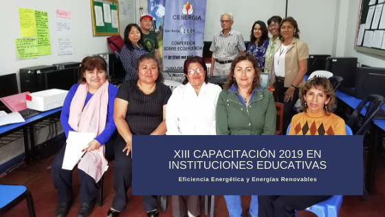 Lee más sobre el artículo XIII Capacitación a docentes 2019: I.E 3001 Estados Unidos Mexicanos